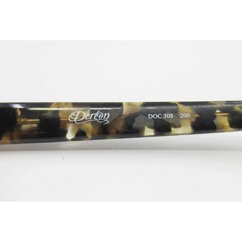 Dereon DOC 308 Eyeglasses Bronze Tortoise Rhinestone Rectangle Frames 53-19-140